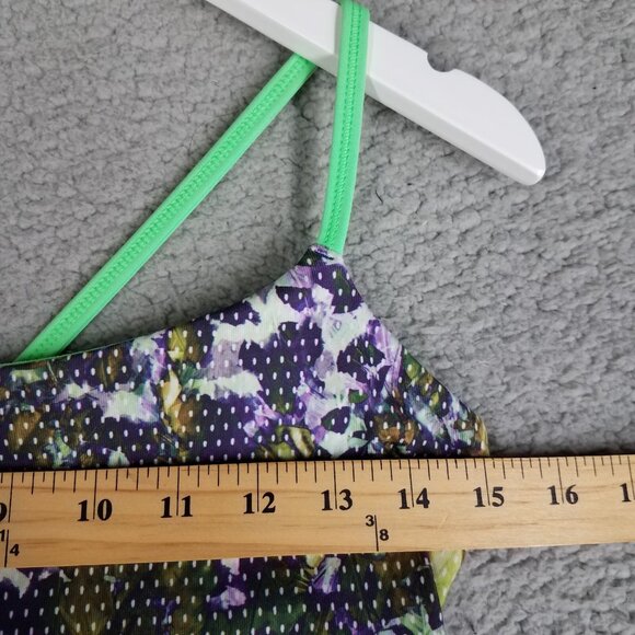 Lululemon Tank Top Women's 8 Workout Active Floral Gym Running Strappy Back - Picture 5 of 9